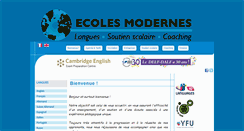 Desktop Screenshot of ecole-langues-vaud.com